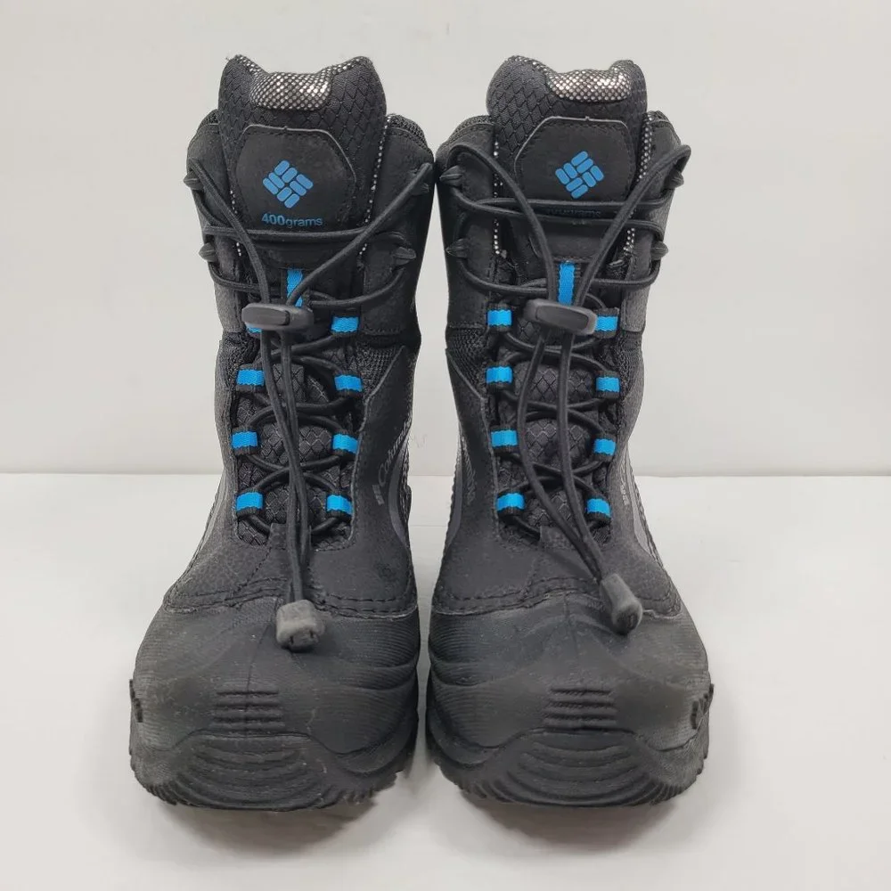 Columbia Insulated Waterproof Boy's Black Snow Boots BY5955-010 US Size 4